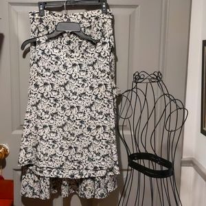 ms chaus skirt set, sz 10